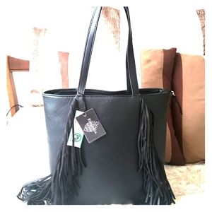 Fringe Detail Hobo Style Bag